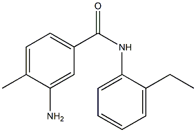 3-amino-N-(2-ethylphenyl)-4-methylbenzamide Struktur