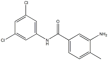 3-amino-N-(3,5-dichlorophenyl)-4-methylbenzamide Struktur