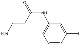 3-amino-N-(3-iodophenyl)propanamide Struktur