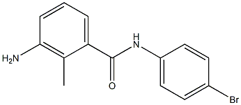 3-amino-N-(4-bromophenyl)-2-methylbenzamide Struktur