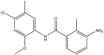 3-amino-N-(4-chloro-2-methoxy-5-methylphenyl)-2-methylbenzamide Struktur