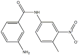 3-amino-N-(4-methyl-3-nitrophenyl)benzamide Struktur