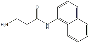 3-amino-N-(naphthalen-1-yl)propanamide Struktur