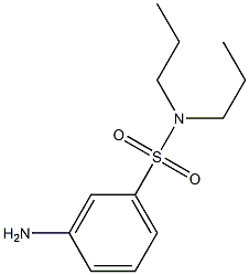 3-amino-N,N-dipropylbenzenesulfonamide Struktur