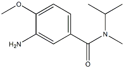 3-amino-N-isopropyl-4-methoxy-N-methylbenzamide Struktur