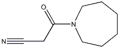 3-azepan-1-yl-3-oxopropanenitrile Struktur