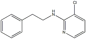 3-chloro-N-(2-phenylethyl)pyridin-2-amine Struktur