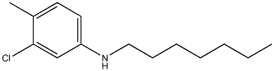 3-chloro-N-heptyl-4-methylaniline Struktur