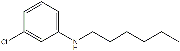 3-chloro-N-hexylaniline Struktur