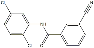 3-cyano-N-(2,5-dichlorophenyl)benzamide Struktur