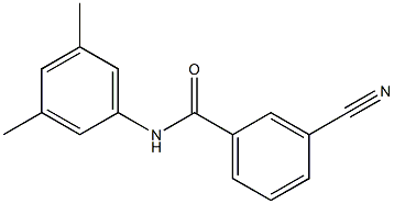 3-cyano-N-(3,5-dimethylphenyl)benzamide Struktur