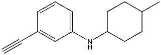 3-ethynyl-N-(4-methylcyclohexyl)aniline Struktur