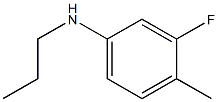 3-fluoro-4-methyl-N-propylaniline Struktur