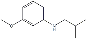 3-methoxy-N-(2-methylpropyl)aniline Struktur