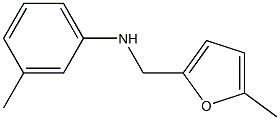 3-methyl-N-[(5-methylfuran-2-yl)methyl]aniline Struktur