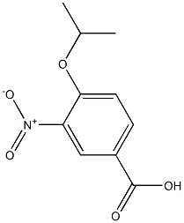 3-nitro-4-(propan-2-yloxy)benzoic acid Struktur