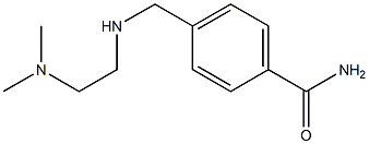 4-({[2-(dimethylamino)ethyl]amino}methyl)benzamide Struktur