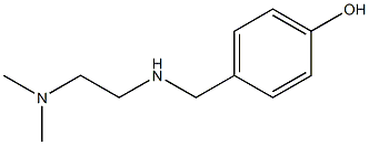 4-({[2-(dimethylamino)ethyl]amino}methyl)phenol Struktur