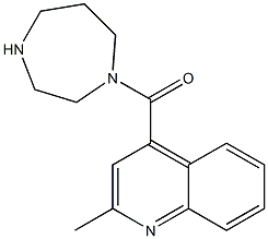 4-(1,4-diazepan-1-ylcarbonyl)-2-methylquinoline Struktur