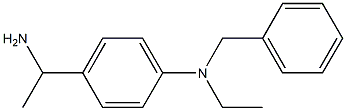 4-(1-aminoethyl)-N-benzyl-N-ethylaniline Struktur