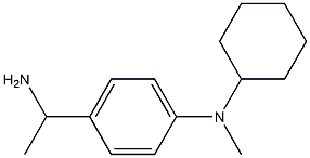 4-(1-aminoethyl)-N-cyclohexyl-N-methylaniline Struktur