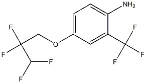 4-(2,2,3,3-tetrafluoropropoxy)-2-(trifluoromethyl)aniline Struktur