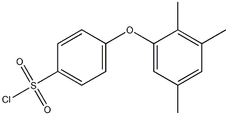 4-(2,3,5-trimethylphenoxy)benzene-1-sulfonyl chloride Struktur