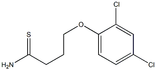 4-(2,4-dichlorophenoxy)butanethioamide Struktur