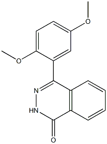 4-(2,5-dimethoxyphenyl)-1,2-dihydrophthalazin-1-one Struktur