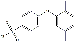 4-(2,5-dimethylphenoxy)benzene-1-sulfonyl chloride Struktur