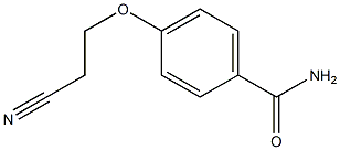 4-(2-cyanoethoxy)benzamide Struktur