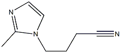 4-(2-methyl-1H-imidazol-1-yl)butanenitrile Structure