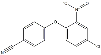 4-(4-chloro-2-nitrophenoxy)benzonitrile Struktur