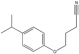 4-(4-isopropylphenoxy)butanenitrile Struktur