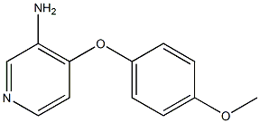 4-(4-methoxyphenoxy)pyridin-3-amine Struktur