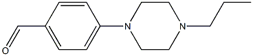 4-(4-propylpiperazin-1-yl)benzaldehyde Struktur