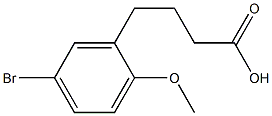 4-(5-bromo-2-methoxyphenyl)butanoic acid Struktur