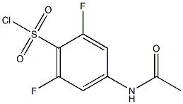 4-(acetylamino)-2,6-difluorobenzenesulfonyl chloride Struktur