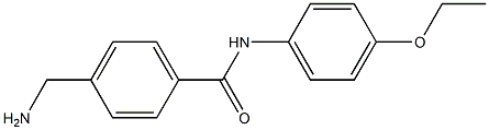 4-(aminomethyl)-N-(4-ethoxyphenyl)benzamide Struktur