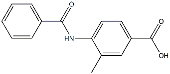 4-(benzoylamino)-3-methylbenzoic acid Struktur