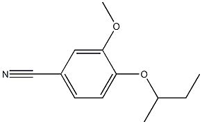 4-(butan-2-yloxy)-3-methoxybenzonitrile Struktur