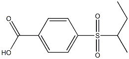 4-(butane-2-sulfonyl)benzoic acid Struktur