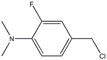 4-(chloromethyl)-2-fluoro-N,N-dimethylaniline Struktur