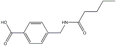 4-(pentanamidomethyl)benzoic acid Struktur