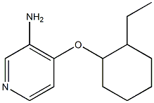 4-[(2-ethylcyclohexyl)oxy]pyridin-3-amine Struktur