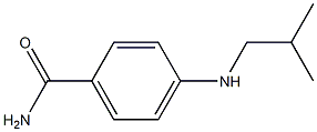 4-[(2-methylpropyl)amino]benzamide Struktur