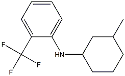 N-(3-methylcyclohexyl)-2-(trifluoromethyl)aniline Struktur