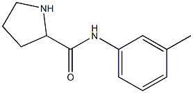 N-(3-methylphenyl)pyrrolidine-2-carboxamide Struktur