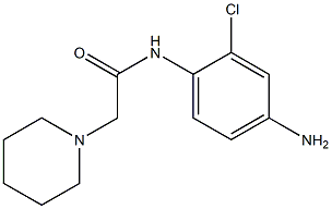 N-(4-amino-2-chlorophenyl)-2-piperidin-1-ylacetamide Struktur