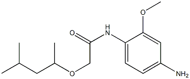 N-(4-amino-2-methoxyphenyl)-2-[(4-methylpentan-2-yl)oxy]acetamide Struktur